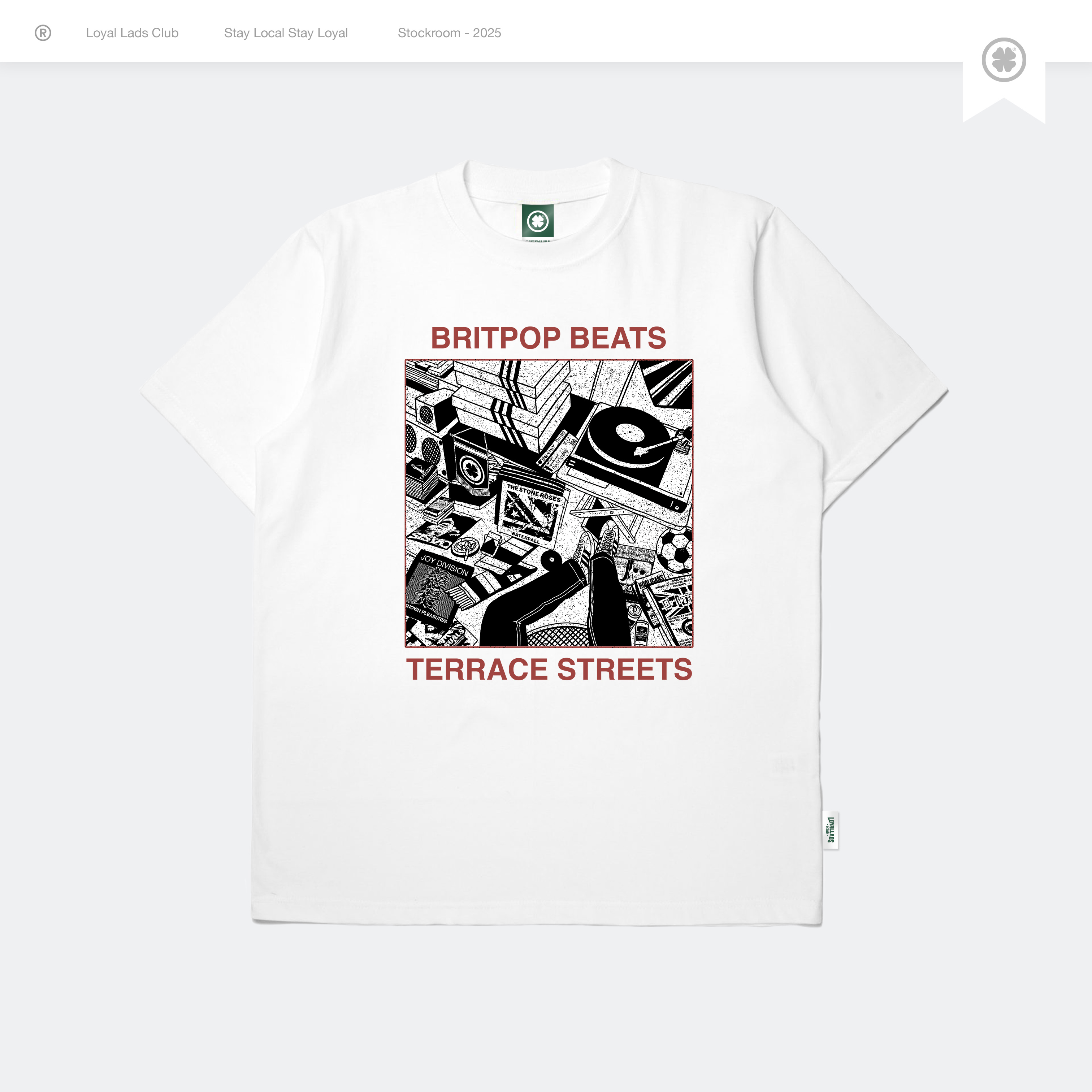 Tshirt - Streets White - Thumbnail 1